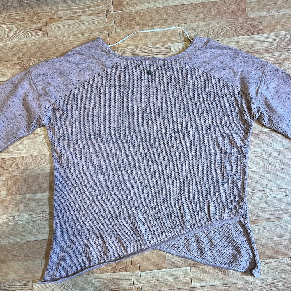 Prana Women's Brown Crew Neck Sweater - Picture 6 of 8